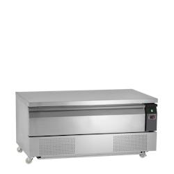 Soubassement réfrigéré 1 tiroir GN 3/1 - 77 L | 1230 x 700 x 600 mm | Tefcold - UD1-3 - 16544_0