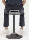 Tabouret assis-debout dynamique avec base inversée - posture ergonomique et balancement actif_0