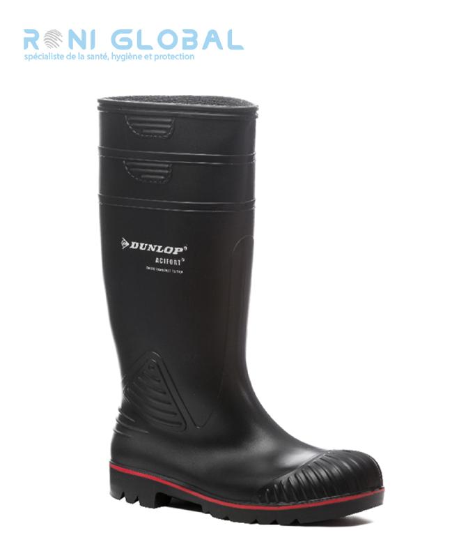 Botte de sécurité imperméable SRA CE - Acifort Safety Coverguard - PVC avec semelle anti-perforation et antidérapante_0