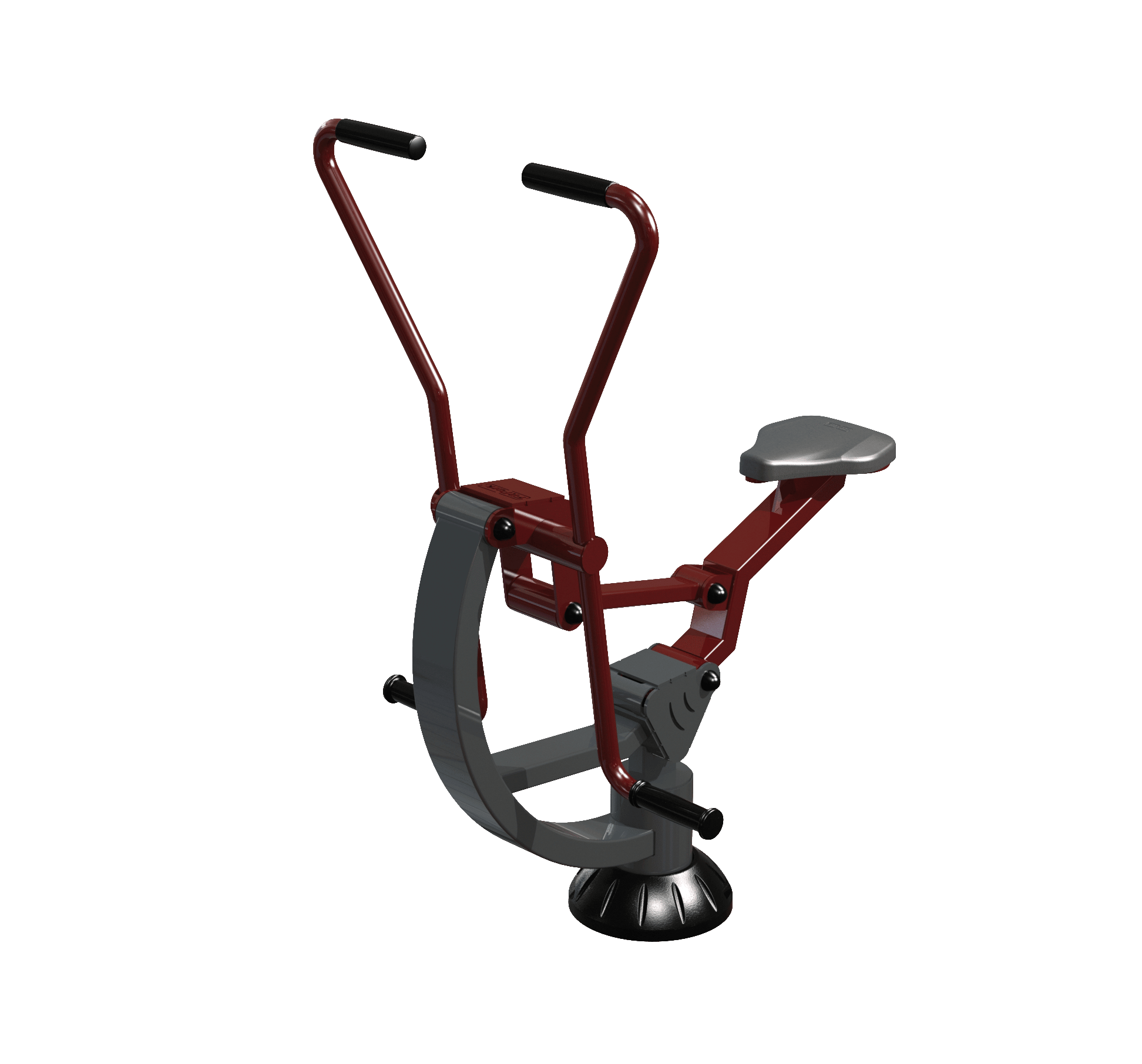 Appareil de fitness de plein air cardio - cavalier simple ct0104_0