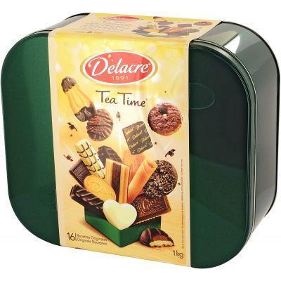Biscuits Tea Time DELACRE 1Kg - 16 variétés gourmandes, textures et goûts différents_0
