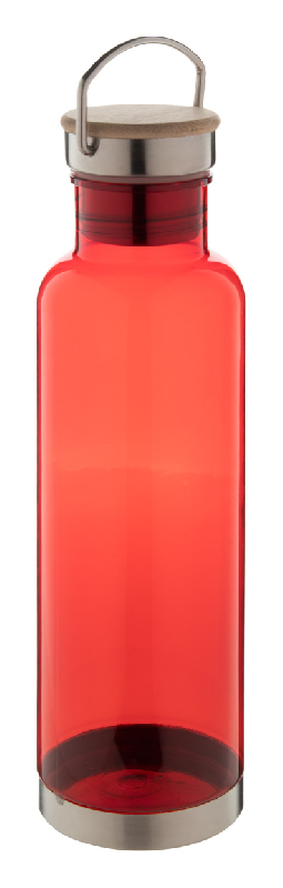 Bouteille en Tritan - fond en acier inoxydable - couvercle bambou - 800 ml - sans BPA_0