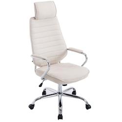 CLP Fauteuil de bureau Rako tissu Beige - beige textile 1916254105_0
