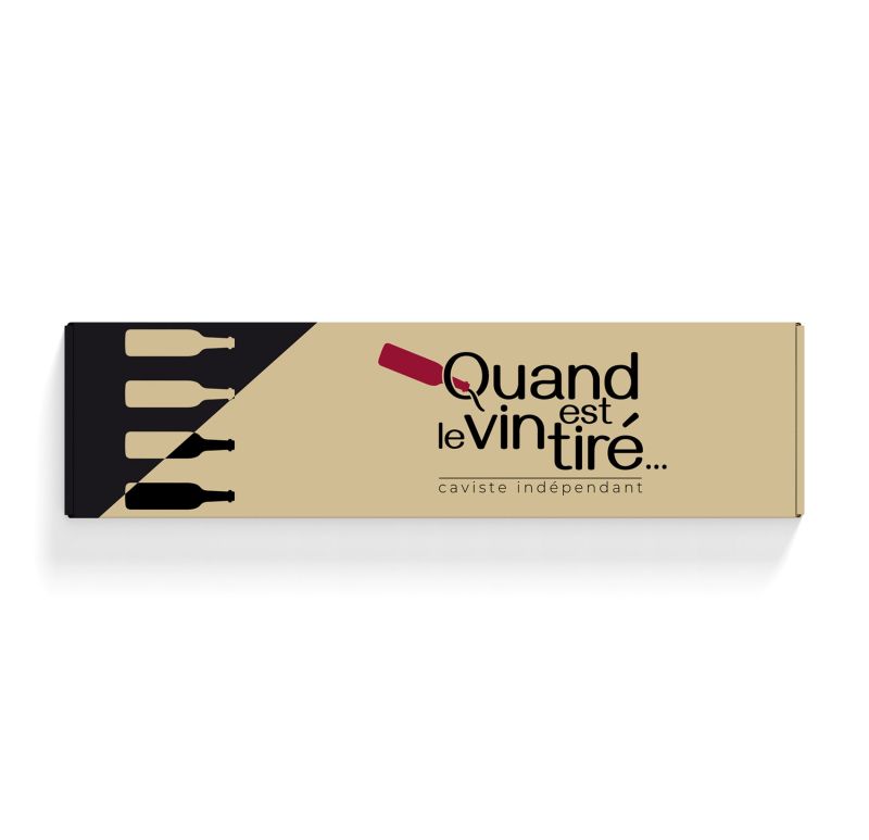 Coffret cadeau bouteille personnalisé - Smartpack - FEFCO 471 - Poids unitaire : 100g à 120g_0
