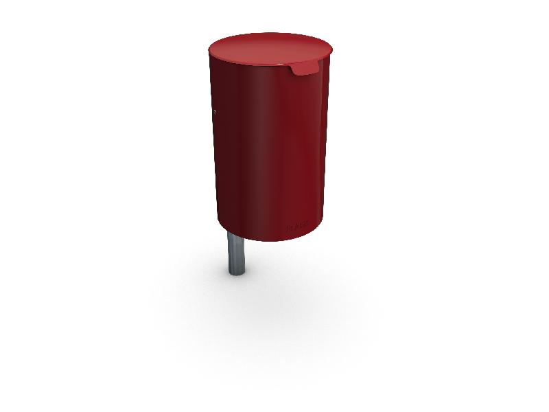 Corbeille Poppel Rouge réf-8000122 - Hags_0