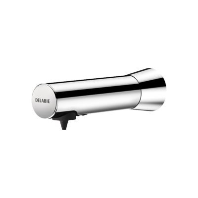 Distributeur de savon automatique mural BINOPTIC - DELABIE - Réf. 512111P - Inox 304 chromé - Détection infrarouge_0