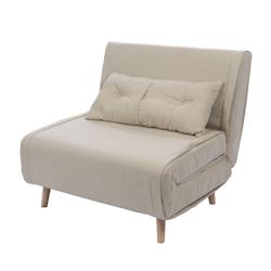 Fauteuil Bora -  Beige Autre Tissu Amadeus 90x90 cm - beige 3520071926223_0