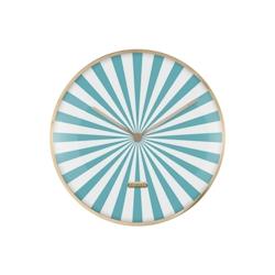Horloge en métal Candy Swirl Dome turquoise Karlsson - 8714302751240_0