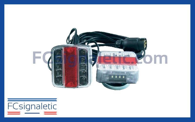 Kit de signalisation LED magnétique feux remorque LEDWORK LWK0064_0