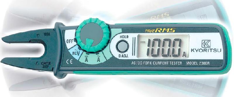 Mini pince ampèremétrique TRMS 100A AC/DC - mâchoire ouverte 10mm - KYOK2300R - Kyoritsu_0
