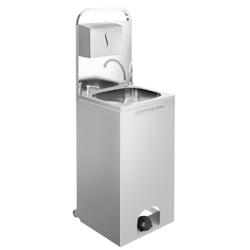 Lave-Mains Autonome Mobile avec Savon et Distributeur de papier - Dynasteel - 3701634906603_0
