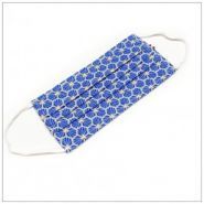 Mask3peclatbleu - masque en tissu - VDM - 3 plis - 100% coton - lavable et réutilisable_0