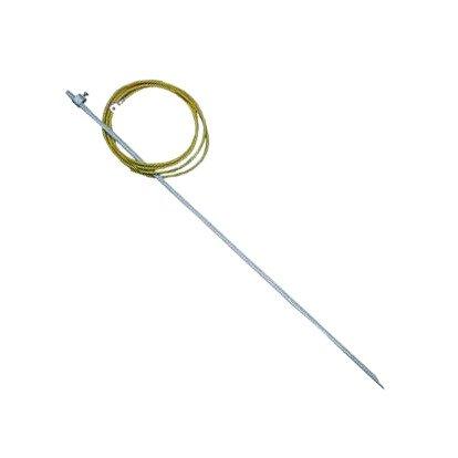 Piquet de terre pour groupes électrogènes 1M + câble 2,5M 16 mm²_0
