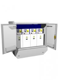 Poste de manœuvre et de sectionnement CMS.17 - 24 kV - type kiosque pour réseaux moyenne tension_0