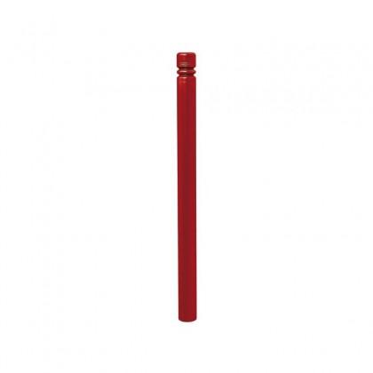 Potelets décoratifs fixes ø 76 mm - acier, hauteur 1180 mm, fixation par scellement direct_0