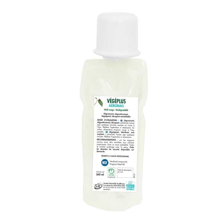 Produit multi-usages sur une base ricin en poche pour le système aerospray vegeplus aerobag_0