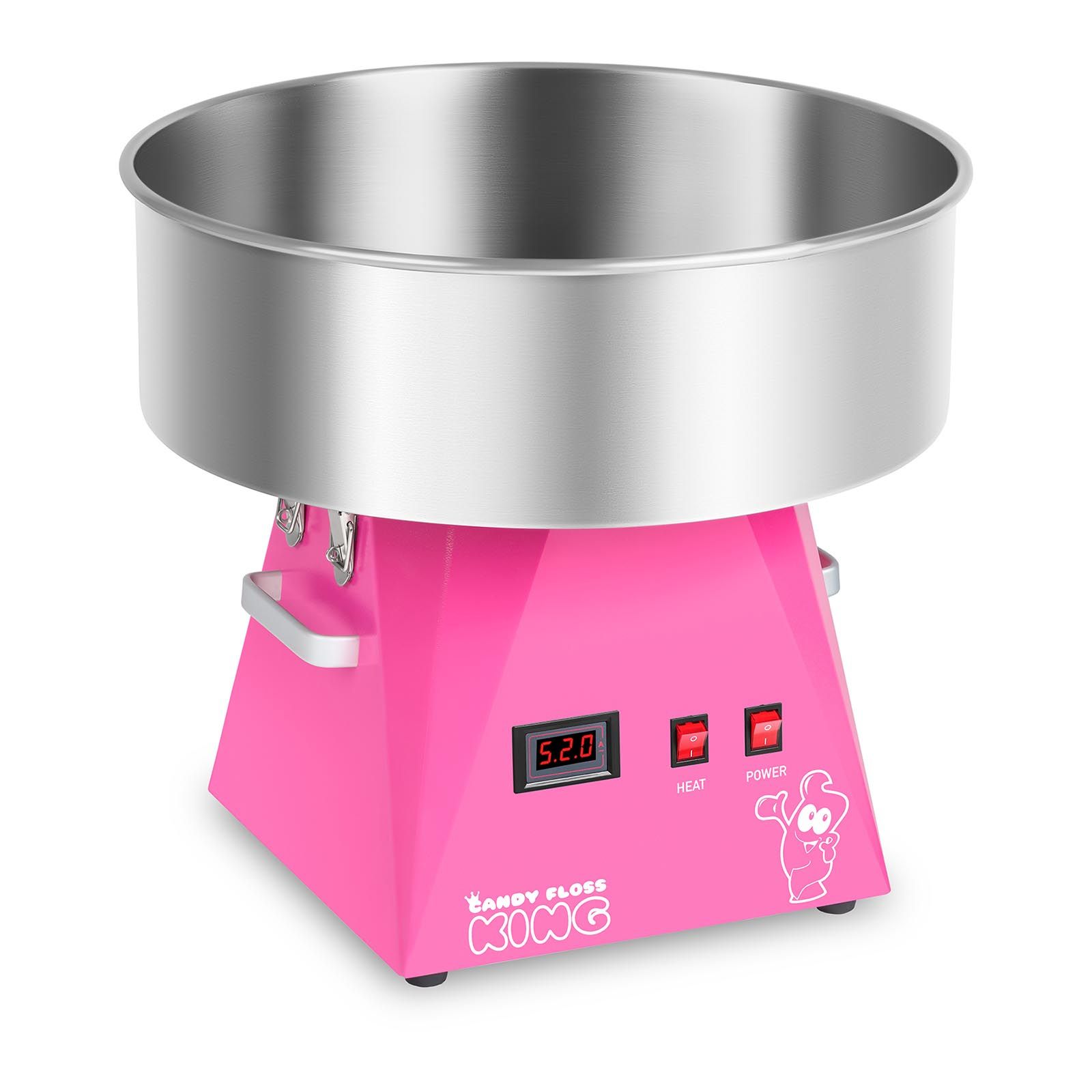 RCZK-1030-W-R - Machine à barbe à papa professionnelle Royal Catering - Acier inoxydable - Rendement 1 unité/30s (12-18 g de sucre)_0