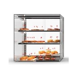 Vitrine d'exposition neutre sans structure - L 600 mm | Sayl - EPV60 - noir 718603517749_0