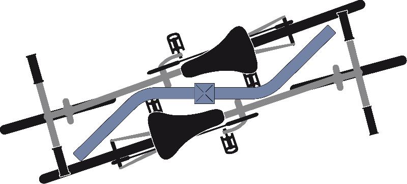 Appui cycles conviviale - tubes acier 70x70 et 40x40 mm - finition peint sur galva_0