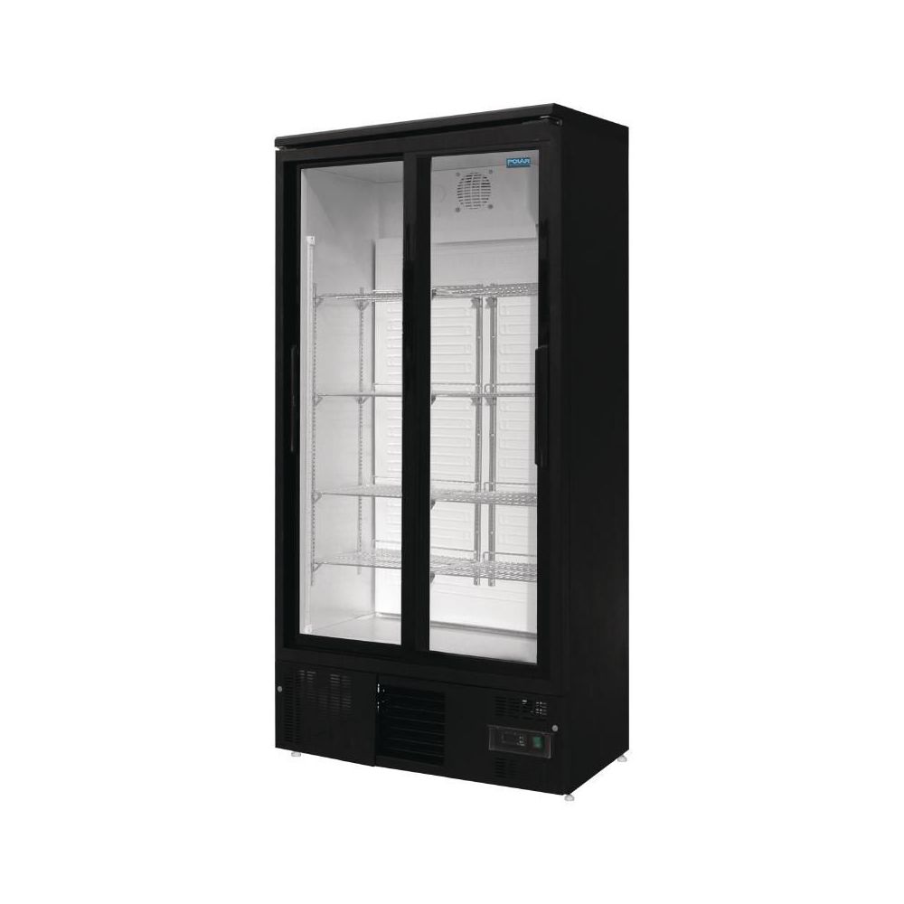 Arrière-bar vertical double porte coulissante 490 litres ...