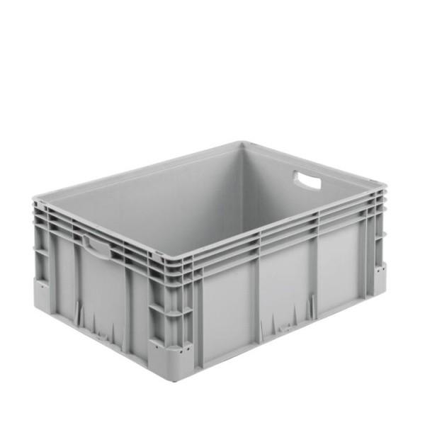 Bac norme Europe à poignées fermées 800 x 600 mm - Hauteur 220 mm - En plastique polypropylène_0