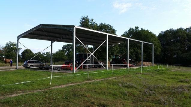 Bâtiment agricole galvanisé de stockage_0