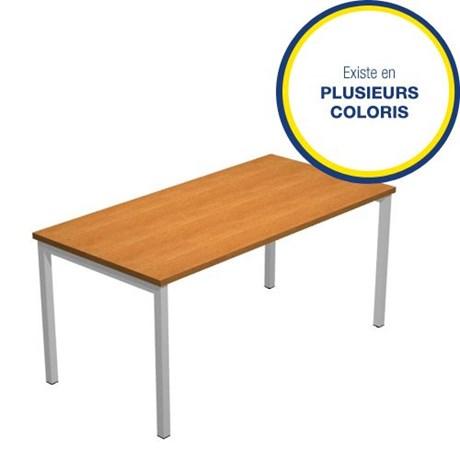 BUREAU OPÉRATIONNEL PIEDS MÉTAL VENERE L.120 CM (COLORIS AU CHOIX)