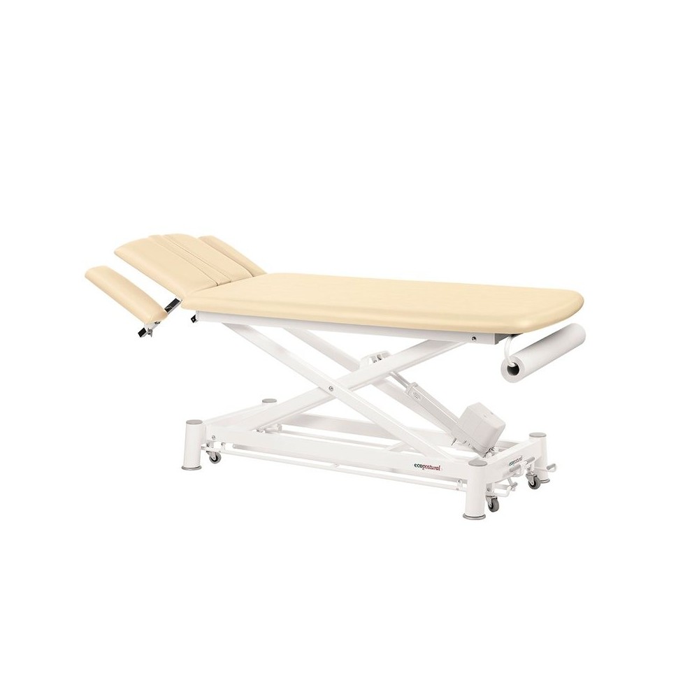 C7543-m48-t03 - table de massage électrique hauteur réglable par barre périphérique -  ecopostural - 62 x 207 cm_0