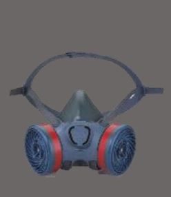 Demi-masque anti-gaz jetable, pratique et simple d'utilisation pour protéger le peintre du gaz, des vapeurs et des poussières_0