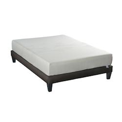 Ensemble   Matelas Mémoire de forme + Sommier Bois 160x200 cm SENSITIVE OLYMPE LITERIE - blanc 4VP.VB.K15.1620_0