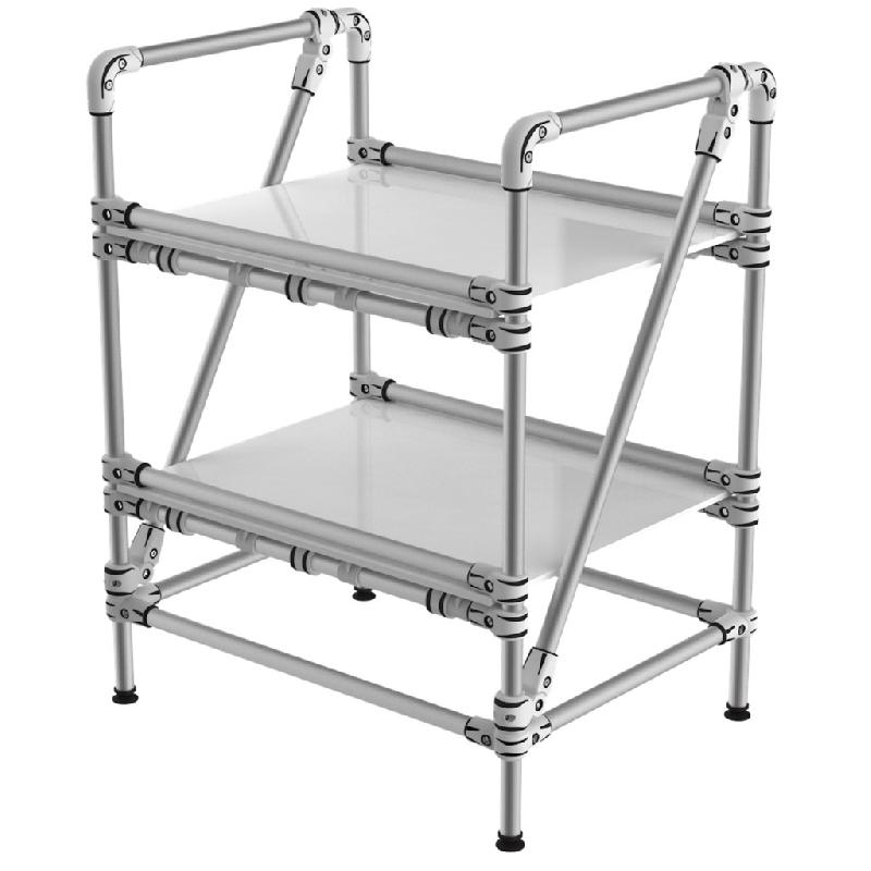 Etagère réglable compacte avec rebords_0