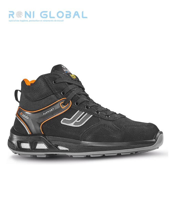 Chaussures montantes de sécurité anti-fatigue S3 CI SRC ESD - JALDYNAM JALLATTE - cuir nubuck hydrofuge et semelle Infinergy®_0