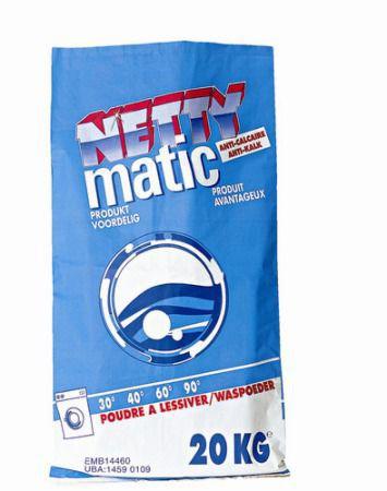 LESSIVE POUDRE NETTYMATIC 143 DOSES 20 KG