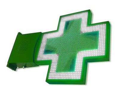Master LED 1100 - Croix de pharmacie LED double face - 1100 x 1100 mm - SARL Identy Sign_0
