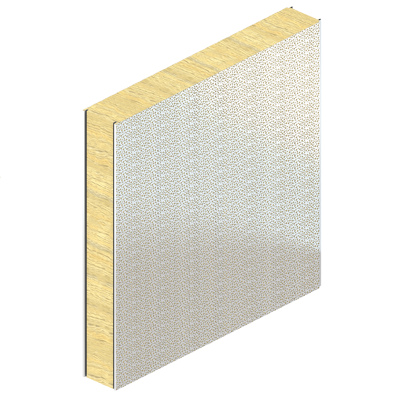 Panneau sandwich de cloison KS1170 TFF Acoustik - âme isolante en laine de roche - absorption acoustique maximale_0
