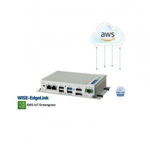 PC Fanless J1900 EdgeLink + AWS IoT Greengrass - 4 Go RAM / 64 Go SSD - HDMI + DP - 4xCOM, 4xUSB - Référence: ESRP-AWS-UNO2372_0