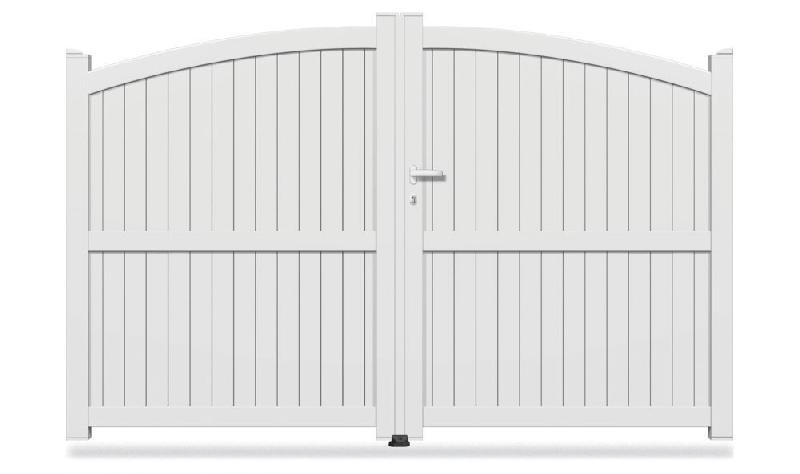Portail aluminium battant modèle OPC-106 - dimensions et coloris au choix_0