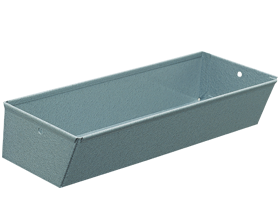 Porte-outils type 23 - 10842-01 - bac en acier zingué 265x80x50 mm - gris_0