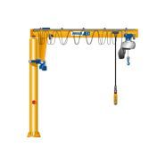 Potence sur fût VS - Abus levage - capacité 6.3 tonnes - rotation 360° - portée jusqu'à 10m_0