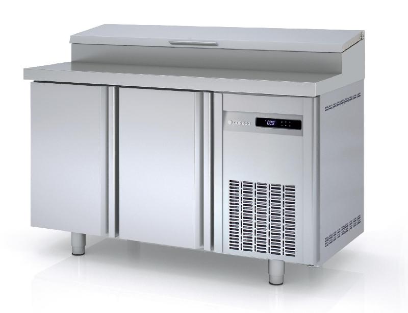 Saladette réfrigérée professionnelle 800 positive 2 portes pour bacs 1/3 - MFEI80-150_0