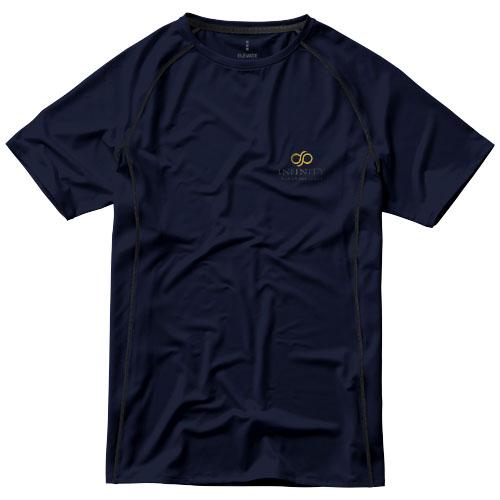 T-shirt Cool Fit manches courtes pour homme Kingston - Col ras du cou, tissu extensible et détails réfléchissants_0