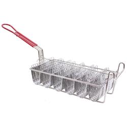 TABLECRAFT - TB60 - Panier à frire 6 Tacos - 30,5 x 16,5 x 4 cm - argenté métal TB60_0