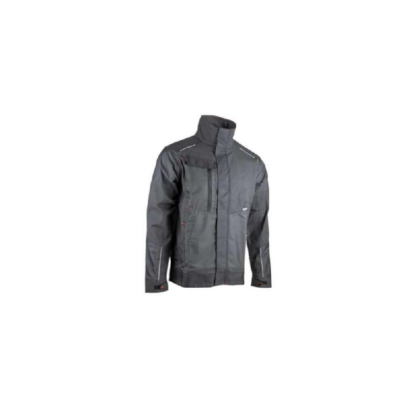Veste de travail AXONE coton/poly gris/noir taille 5 LMA LEBEURRE - 5 multicolore textile 867051_0