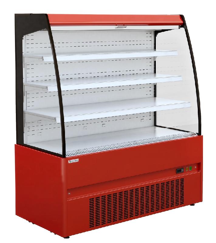 Vitrine réfrigérée semi-murale cronus plus vitre bombée  lg: 2560mm - ACSP 2500_0