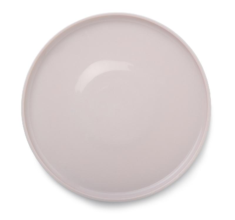 ASSIETTE PLATE ROND ROSE PORCELAINE Ø 24 CM LA VAISSELLE DE L'ECONOME DEGRENNE