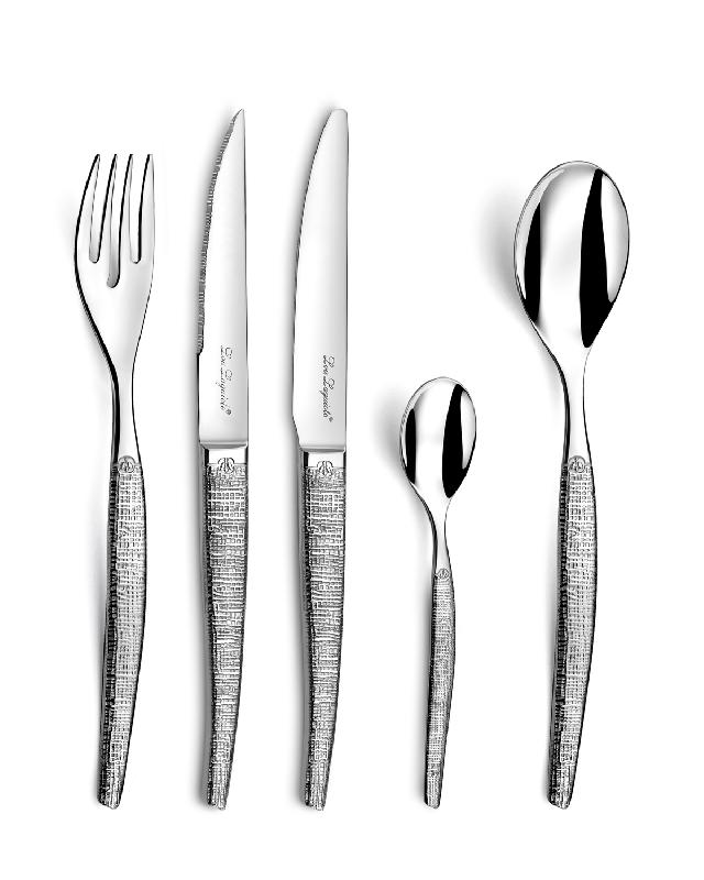 CUILLÈRE DE TABLE INOX 18/0 20,7 CM JET TEXTIL AMEFA
