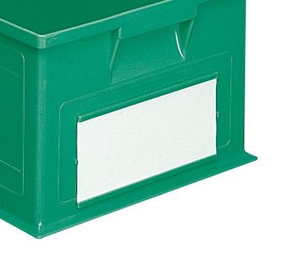 100 étiquettes adhésives pour caisse plastique - Modèle CP - Volume 16,2 à 85 litres - Carton 350 g_0