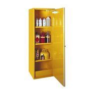 Armoire de sécurité anti-feu 140184W - double paroi isolée, 3 étagères réglables, portes à fermeture automatique_0