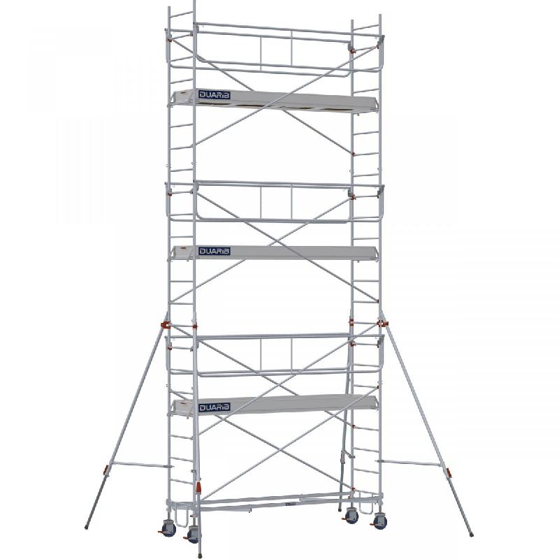 Échafaudage roulant acier ROLLSTAR 295 - Hauteur de travail : 9,10 m - DUARIB - 8330072_0