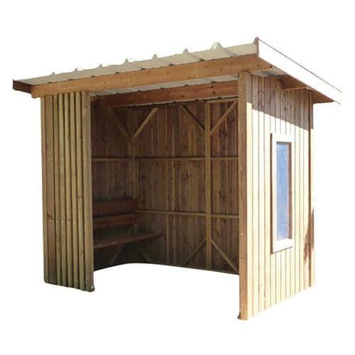 ABRI BUS CHARENTE BOIS 3 M - CIHB